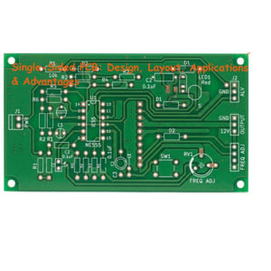 Single-Sided Printed Circuit Board (PCB)